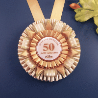 Юбилейная медаль Золотая свадьба - 50 лет вместе